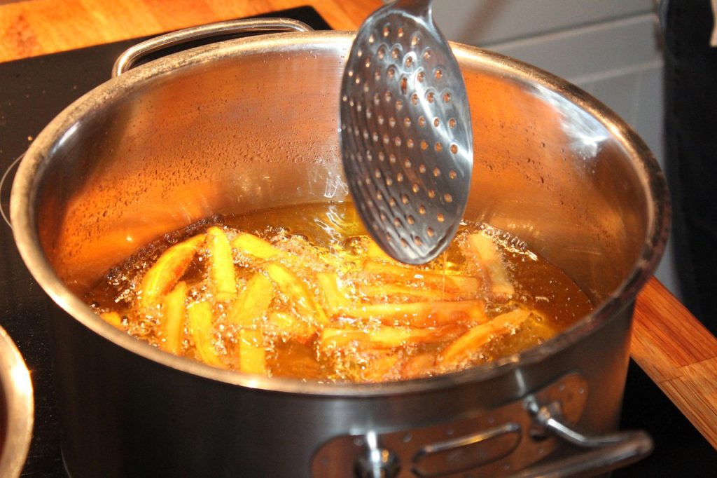 fries oil pot deep fry deep fry 1647192